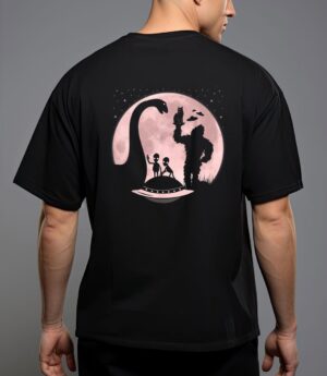 Bigfoot loch ness monster sasquatch cat ufo funny aliens T-Shirt