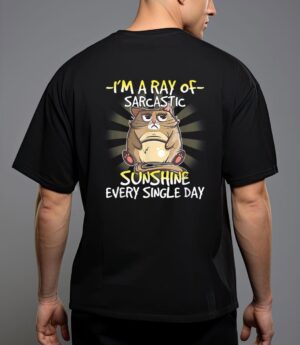 Cat i m a ray of sarcastic sunshine every single day T-Shirt