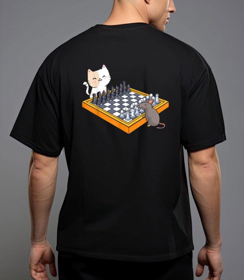 Cat owner chess board grandmaster board game chess player T-Shirt