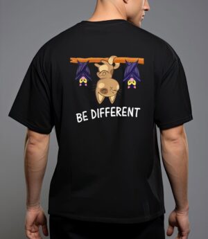 Cat with bats be different funny cat lover T-Shirt