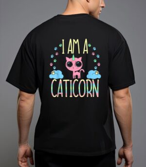 Caticorn half unicorn half cat cute T-Shirt