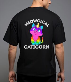 Caticorn rainbow funny my cat is a magical unicorn kittycorn T-Shirt