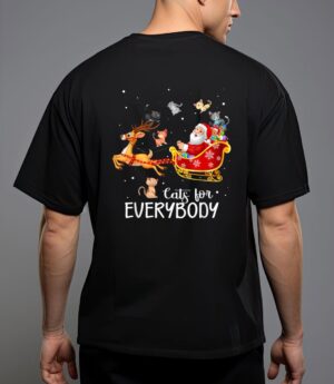 Cats for everybody cat christmas pajama family party gifts T-Shirt