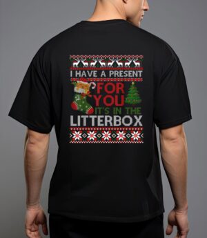 Christmas cat shirt - have a present for you ugly sweater T-Shirt