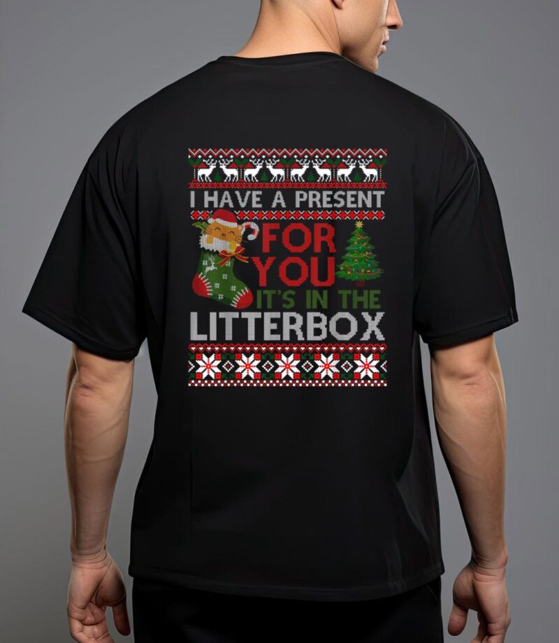 Christmas cat shirt - have a present for you ugly sweater T-Shirt