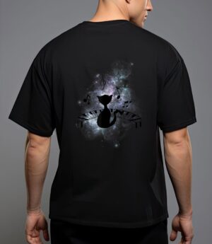 Cool music and cats - cat playing piano - music note lover T-Shirt