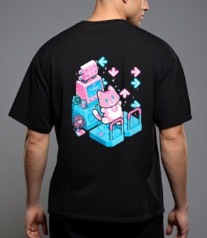 Cute cat dance pastel for cats lover man woman kid T-Shirt