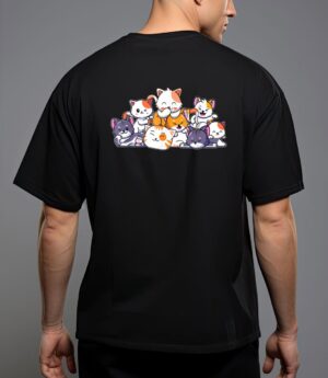 Cute cats anime kawaii japanese otaku neko gift women girls T-Shirt