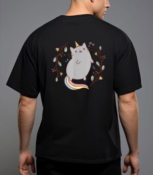 Cute unicorn cat kitten graphic T-Shirt