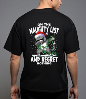 Dabbing cat on the naughty list and i regret nothing T-Shirt