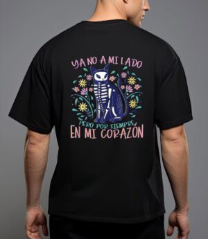 Dia de los muertos cat skeleton animals lover costume T-Shirt