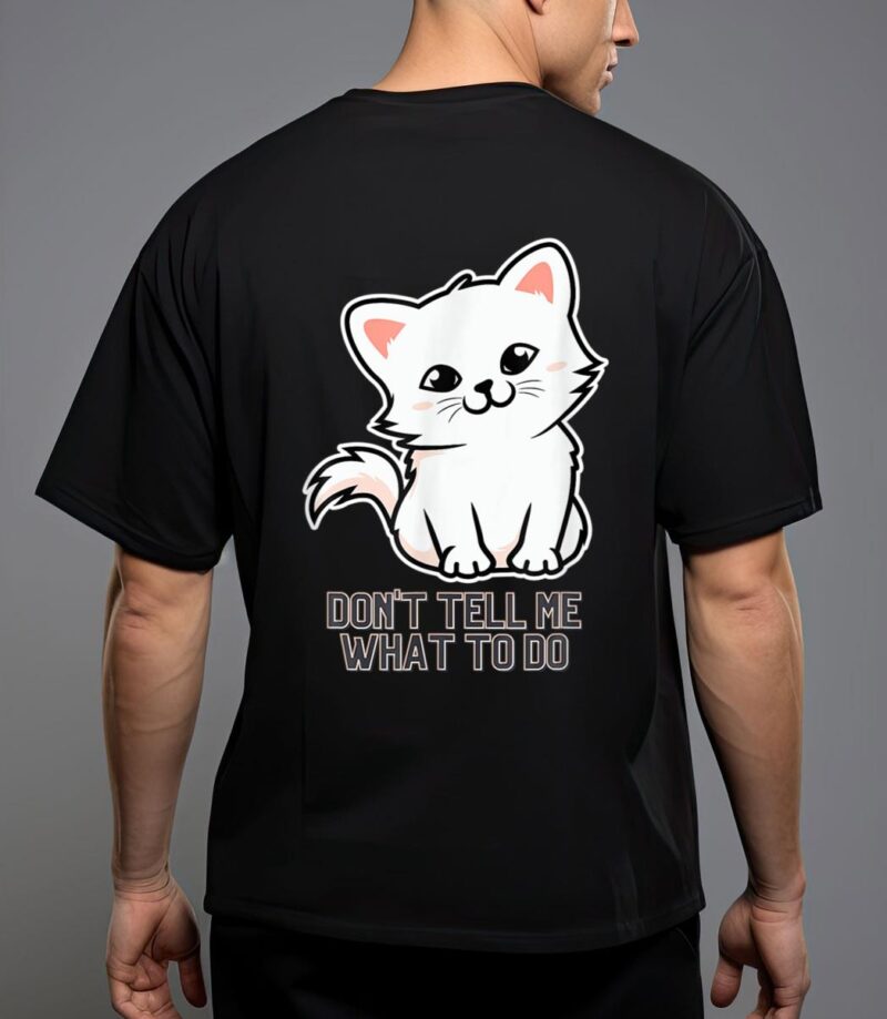 Don ell me what o do meme funny retro style vintage cats T-Shirt