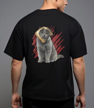 Funny cat apparel cat with slice of bread on face cat lovers T-Shirt