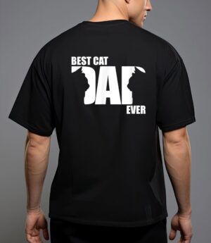 Funny cat daddy best cat dad ever T-Shirt