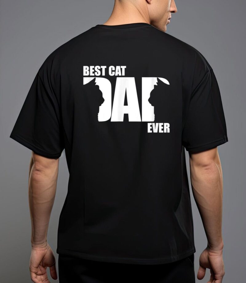Funny cat daddy best cat dad ever T-Shirt