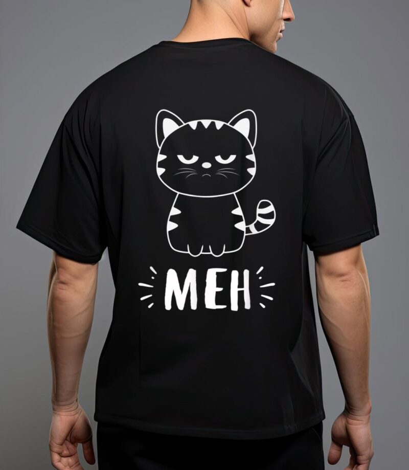 Funny cat gift for cat lovers meh cat T-Shirt