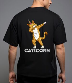 Funny cat kitten caticorn cat dabbing cat lover T-Shirt