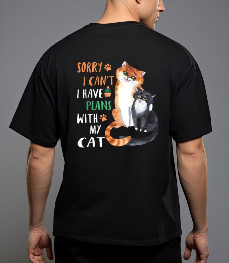 Funny cat lover sorry i can't i have plans with my cat T-Shirt