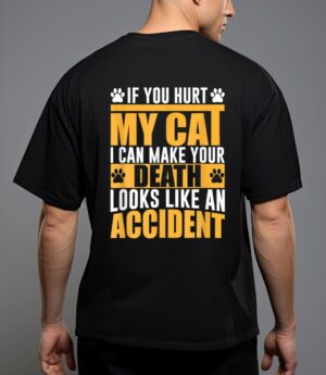 Funny sarcastic cat lovers cool cat dad cat lady T-Shirt