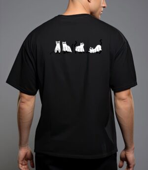 Ghost cats halloween costume for cat lovers T-Shirt