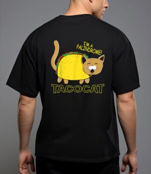 I am a palindrome tacocat funny cinco de meow cat lover T-Shirt
