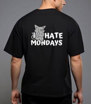 I hate mondays grumpy funny cat monday T-Shirt