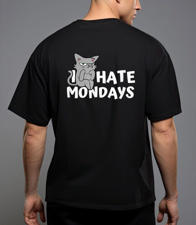 I hate mondays grumpy funny cat monday T-Shirt