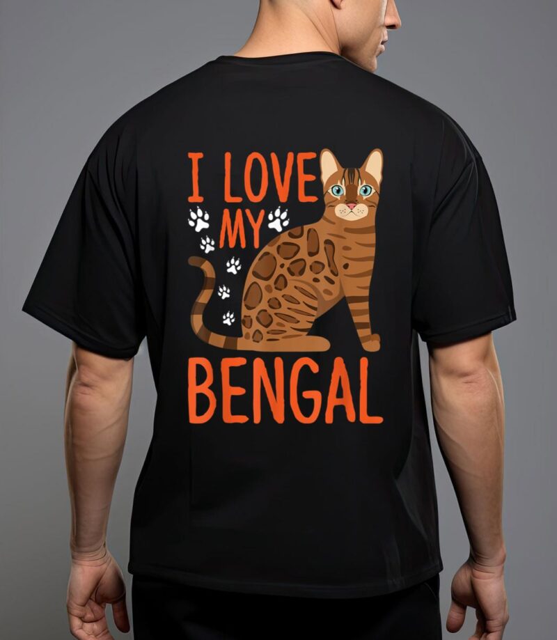 I love my bengal bengal cat costume bengal cat T-Shirt