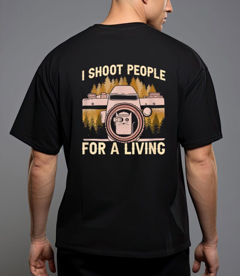 I shoot people for a living photography cat photographer T-Shirt
