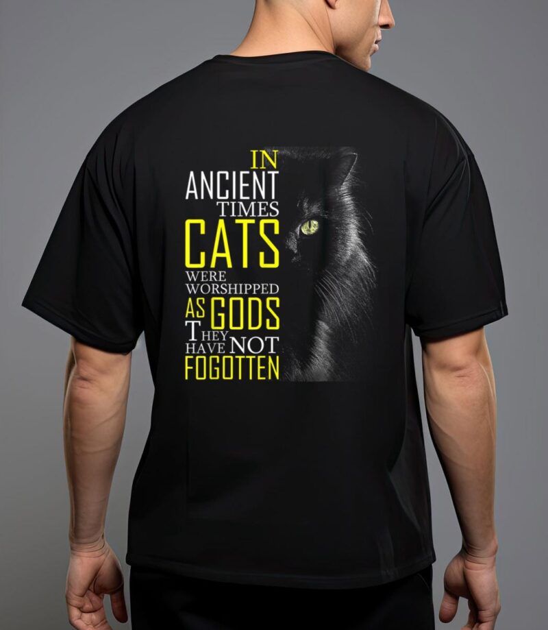 In ancient imes cats were worshipped as gods cat T-Shirt