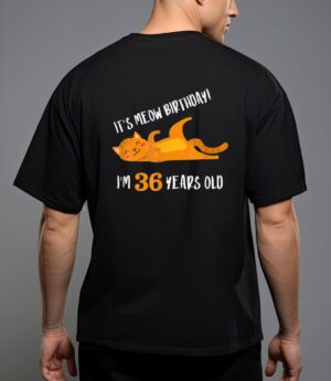 It s meow birthday 36h birthday cat lover funny 36 year old T-Shirt
