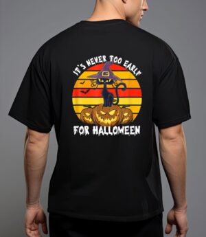 It s never oo early for halloween funny cat halloween co T-Shirt