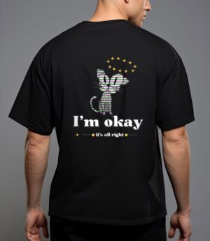 It s okay i m good everything is fine funny cat T-Shirt