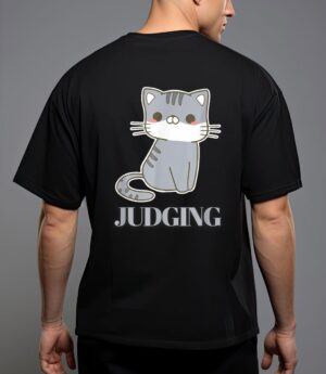 Judging meme funny retro style vintage cats T-Shirt