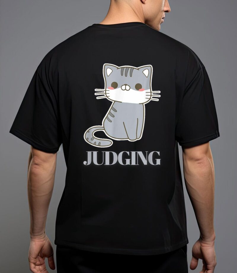 Judging meme funny retro style vintage cats T-Shirt