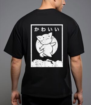 Kawaii cat . retro style anime T-Shirt