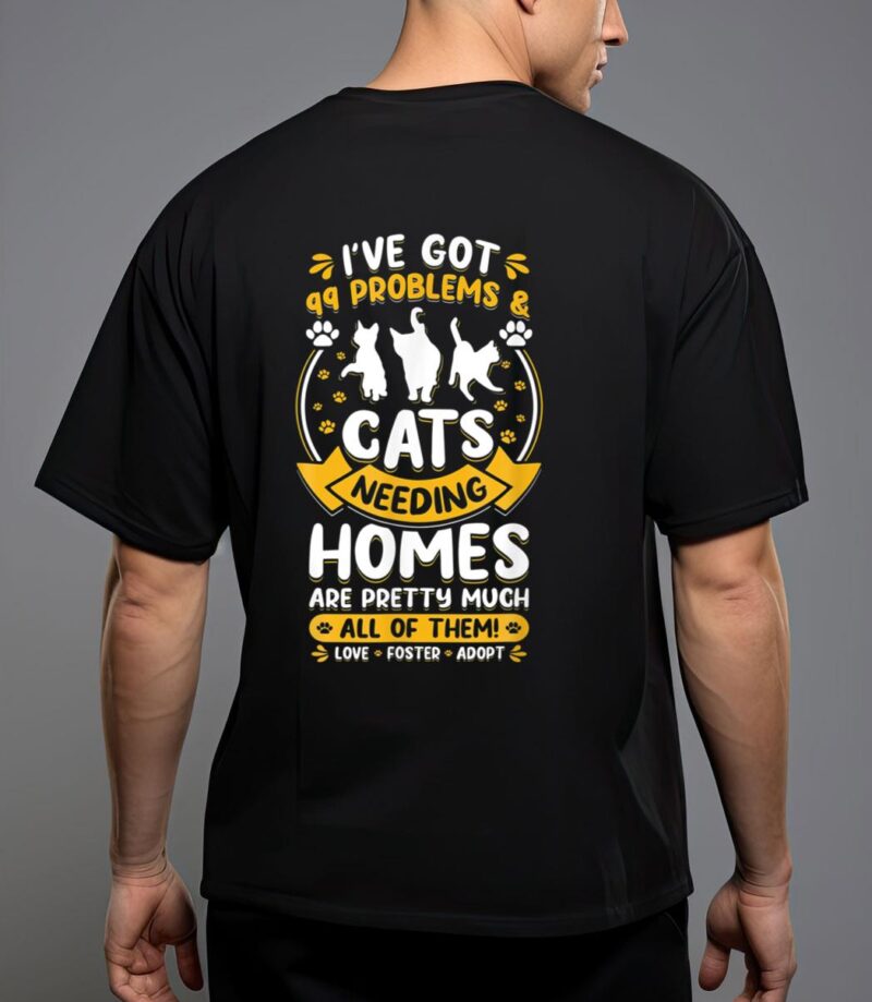 Love foster adopt cat adoption quotes animal rescue cat T-Shirt