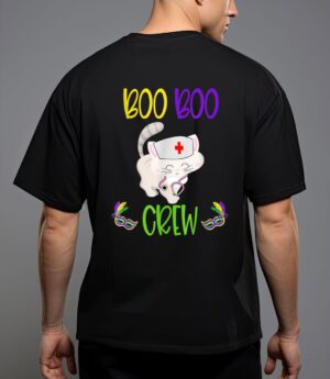 Mardi gras boo boo crew nurse cat funny for nurses gifts T-Shirt