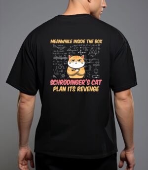 Meanwhile inside the box funny schrödinger's cat T-Shirt