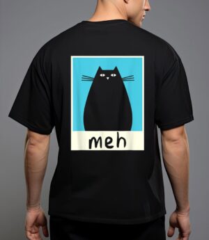 Meh cat shirt meow kitty cat lover japanese cat kawaii anime T-Shirt