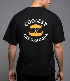 Mens coolest cat grandpa T-Shirt