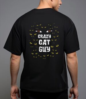 Mens crazy cat guy & cat daddy T-Shirt