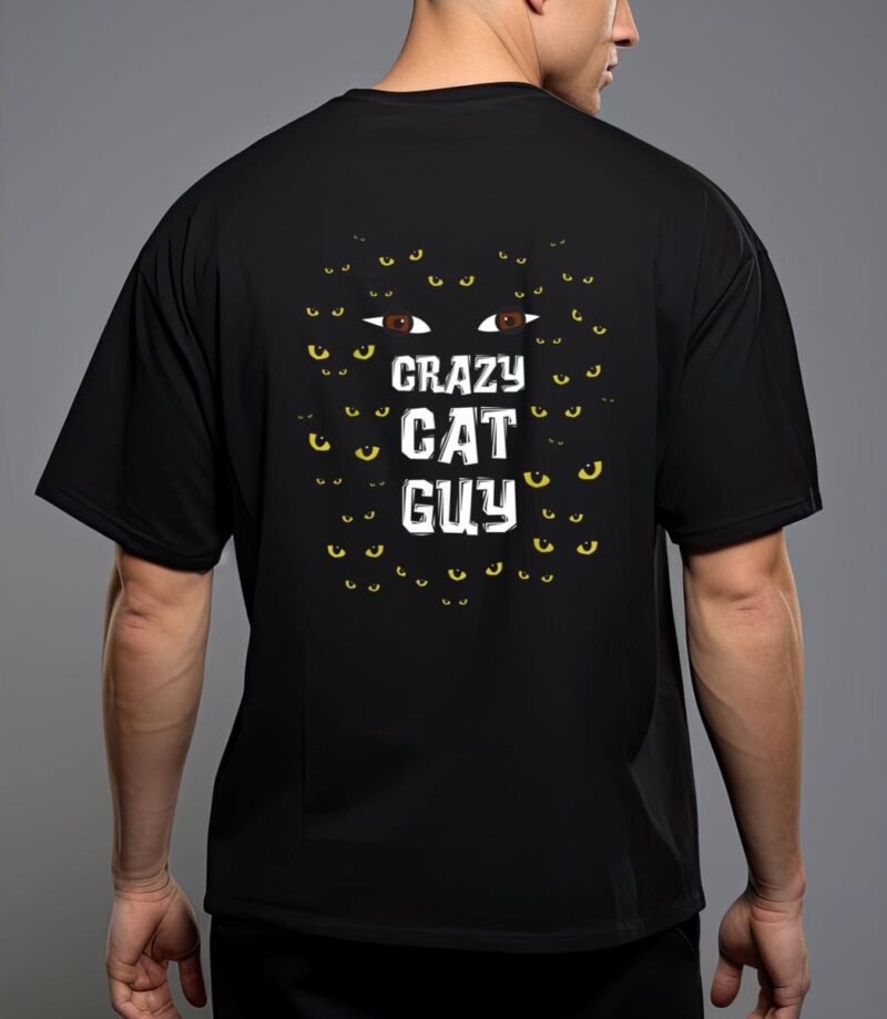 Mens crazy cat guy & cat daddy T-Shirt