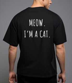 Meow i'm a cat funny lazy cat halloween T-Shirt