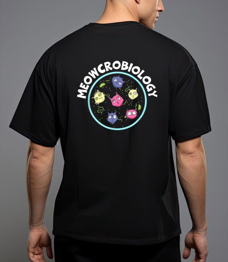 Meowcrobiology science lover microbiology scientist cat T-Shirt