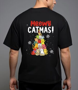Meowy catmas christmas cat T-Shirt