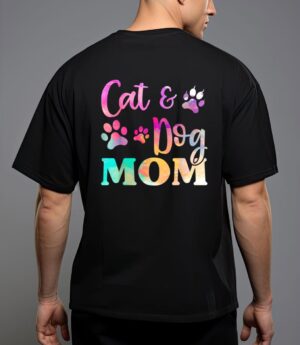 Pet cat dog mom shirt for women, mothers day T-Shirt