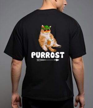 Purrost lederhosen cat drinkers germany munich oktoberfest T-Shirt