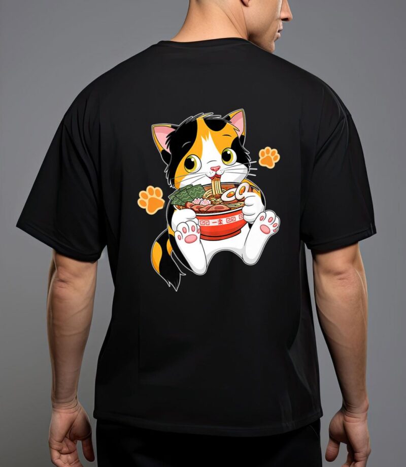 Ramen cat anime kawaii japanese merch gifts T-Shirt