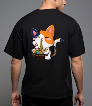 Ramen cat kawaii anime cat ramen lover kawaii neko teen girl T-Shirt